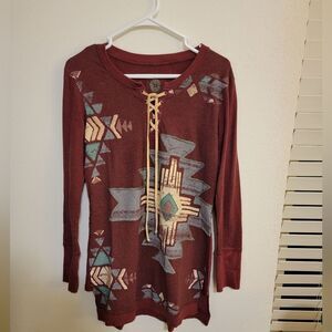 Double D Ranch Womens Shirt/Dress size Small.